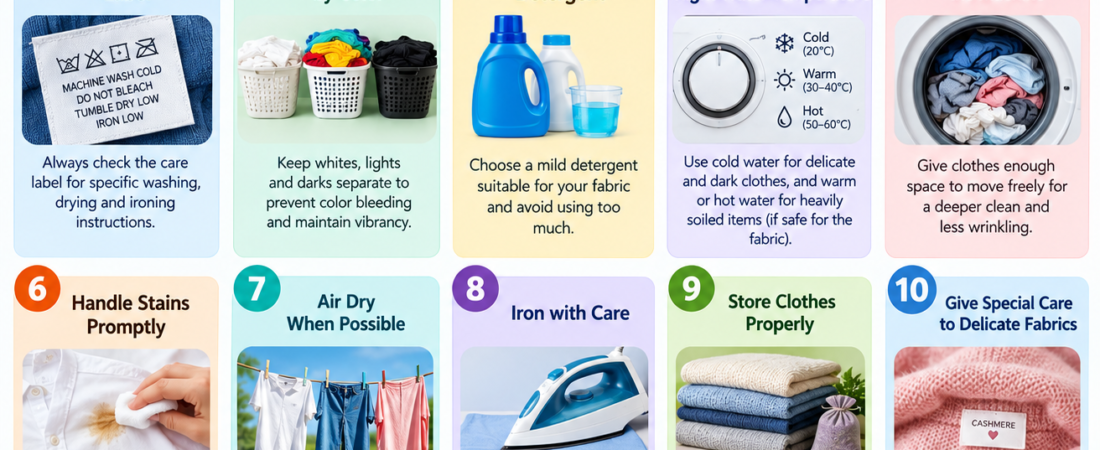 Top 10 Tips for Better Clothes Care